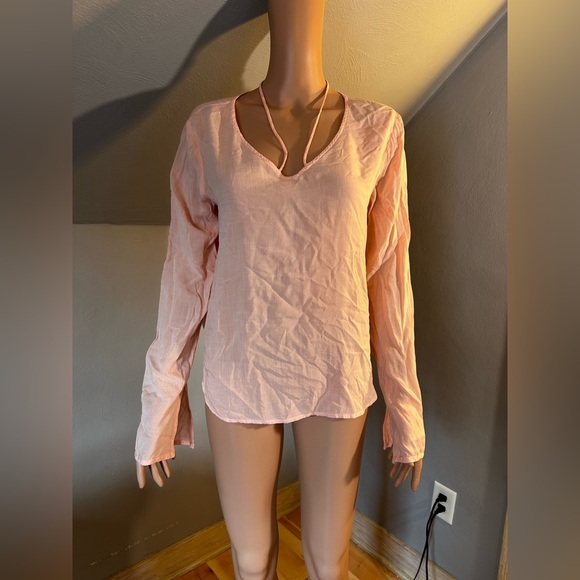 Cloth & Stone Blush Pink  Long Sleeve Top Size Small NWOT - Picture 3 of 4